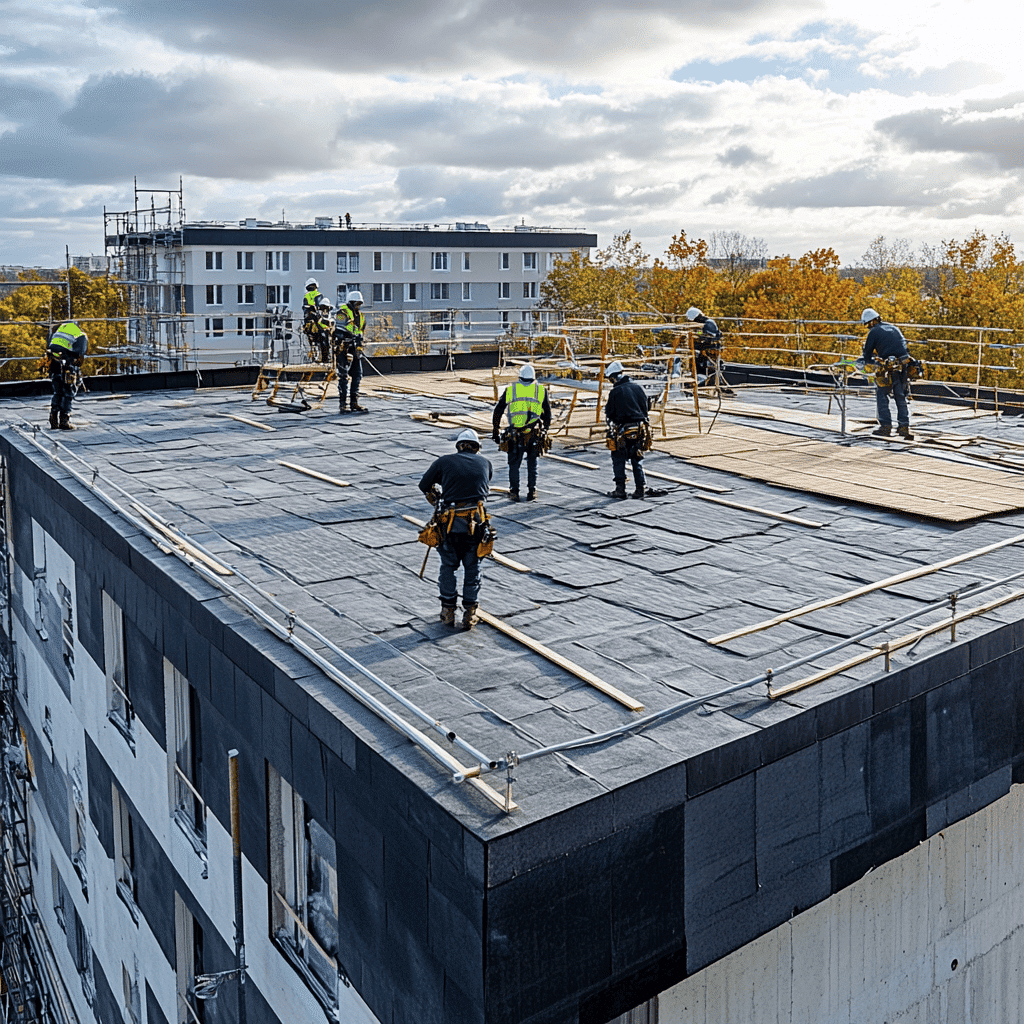 Studentenflat dakbedekking